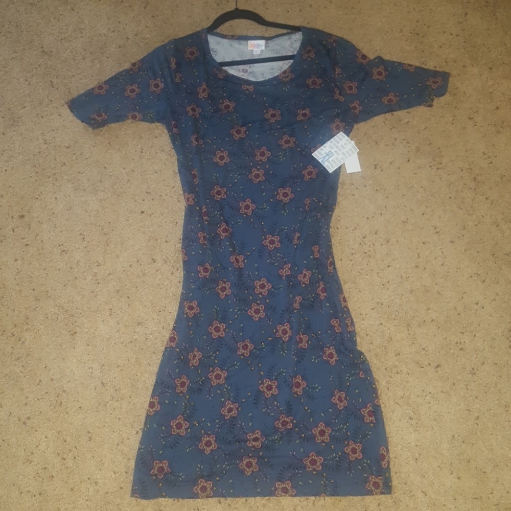 Lularoe Julia dress floral print